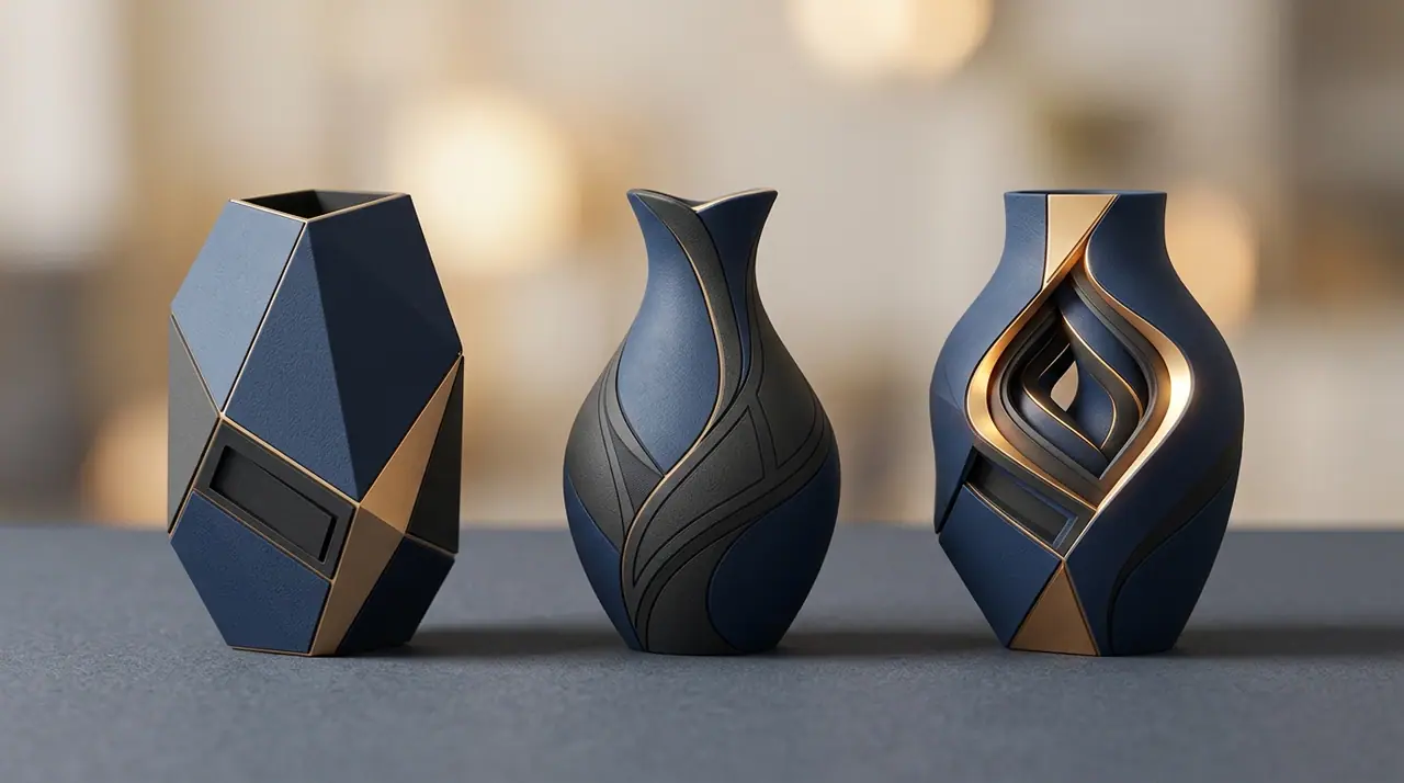 A clean conceptual diagram of three buckets — machine tasks, human judgment, and the two working together — rendered in calm navy and warm gold tones